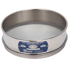 8" Sieve, All Stainless, Full Height, No. 230 with Backing Cloth