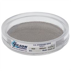 3" Acrylic Frame Sieve, Stainless Mesh, No. 20