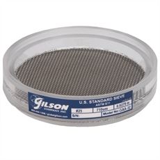 3" Acrylic Frame Sieve, Stainless Mesh, No. 25