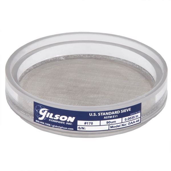 3" Acrylic Frame Sieve, Stainless Mesh, No. 170