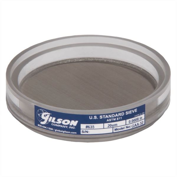 3" Acrylic Frame Sieve, Stainless Mesh, No. 635