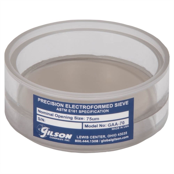 3in Acrylic Frame Precision Electroformed Sieve, 75µm