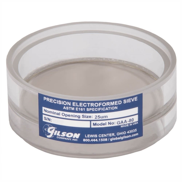 3in Acrylic Frame Precision Electroformed Sieve, 25µm