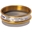 3in Sieve, Brass/Stainless, Half-Height, No.25