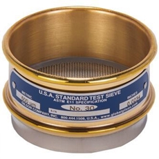 3in Sieve, Brass/Stainless, Full-Height, No.20