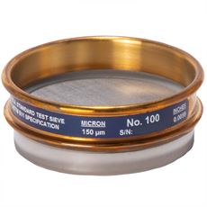 3" Sieve, Brass/Stainless, Half Height, No. 140