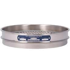 8" Sieve, All Stainless, Half Height, 3"