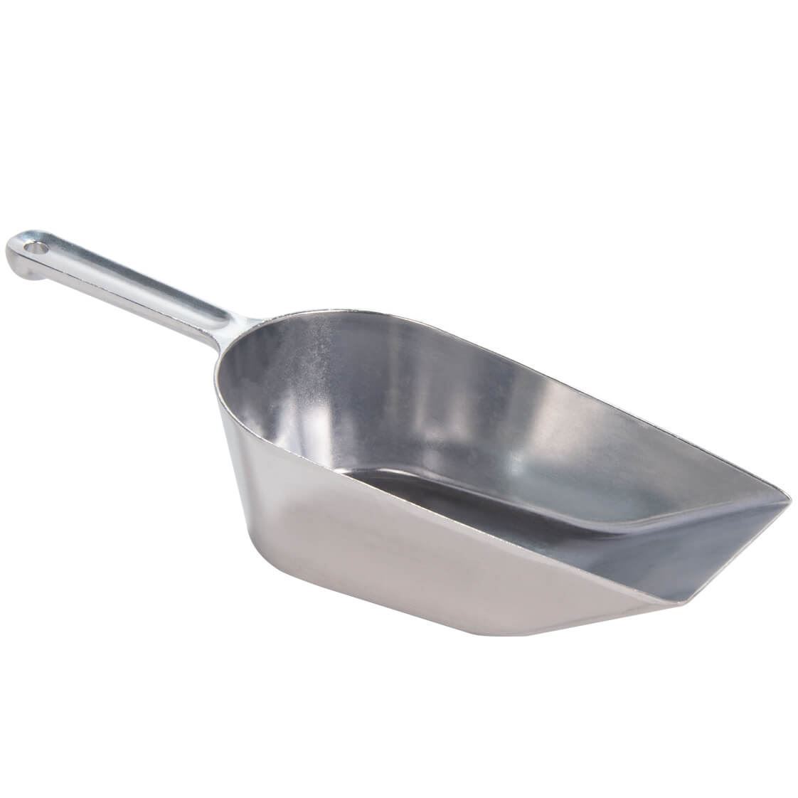 Aluminum Scoop, Flat Bottom