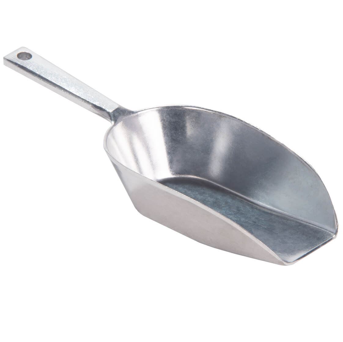 Aluminum Scoop, Flat Bottom