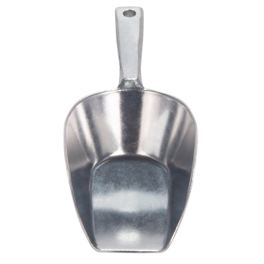 2oz Aluminum Round Bottom Sample Scoop - Gilson Co.