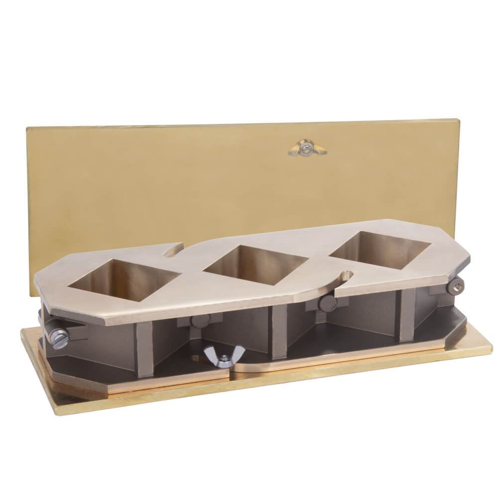 Brass Cover Plate for HM-294C Bronze Cube Mold - Gilson Co.