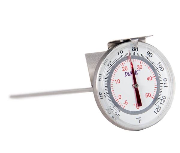Dual Range Dial Thermometer, 25°–125°F (-5°–50°C)
