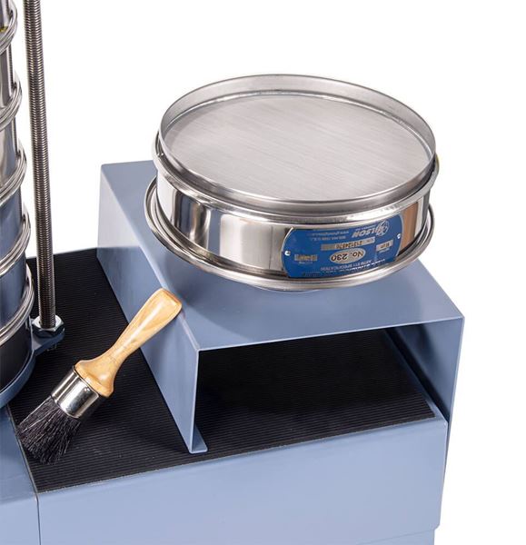 Clean-N-Stor Attachment for SS-8R Sieve Shaker shown with sieve and pan sold separately