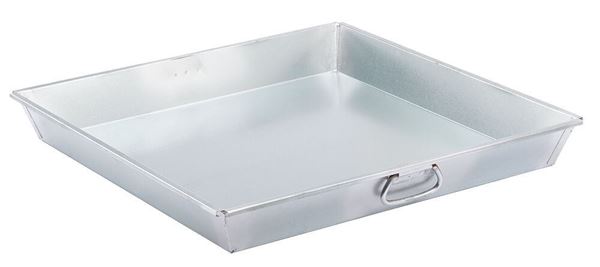 30qt. Square Galvanized Iron Pan