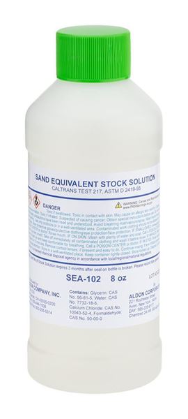 8oz Stock Solution for Sand Equivalent Test