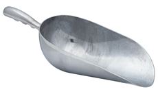 85oz Aluminum Round Bottom Sample Scoop