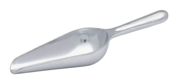 2oz Aluminum Round Bottom Sample Scoop