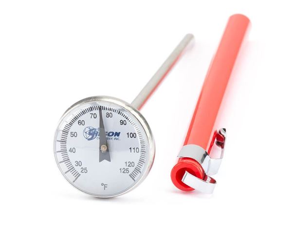 Pocket Dial Thermometer, 25°–125°F