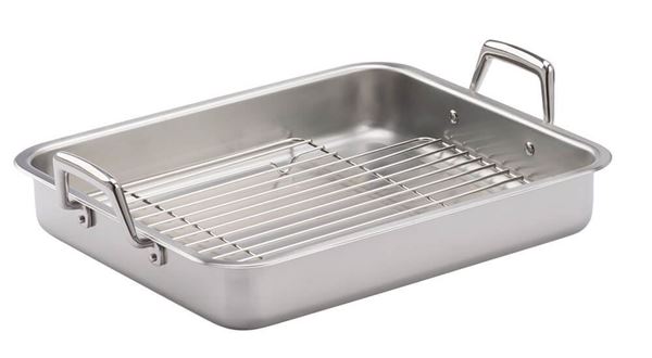 6.5qt. Rectangular Stainless Steel Pan