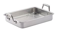 4.3qt Rectangular Stainless Steel Pan