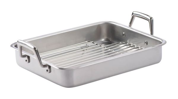 4.3qt. Rectangular Stainless Steel Pan