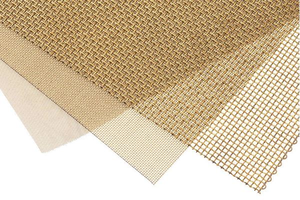 Cut-To-Order Brass Wire Cloth, #8