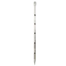 18in Double-Tube Sampling Probe, Nickel-Plated Steel