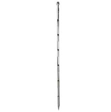 39in Double-Tube Sampling Probe, Chrome-Plated Brass