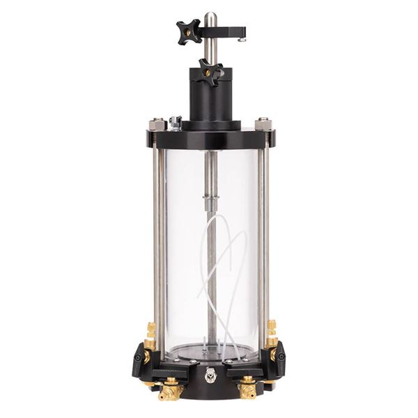 Triaxial Cell for 1.4 to 4.0in diameter specimens (Brass Valves)