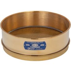 Clearance, 12" Sieve, Brass, Full Height, No. 4