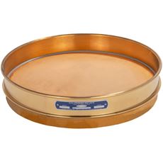 Clearance 12" Sieve, All Brass, Half Height, No. 230
