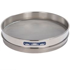 Clearance 12" Sieve, All Stainless, Half Height, No. 25