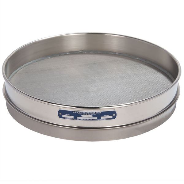 Clearance 12" Sieve, All Stainless, Half Height, No. 35