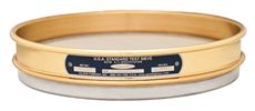 Clearance 8in Sieve, Brass/Stainless, Half-Height, 4in