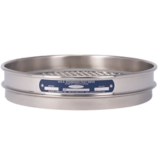 Clearance 8in Sieve, All Stainless, Half-Height, 1/8in
