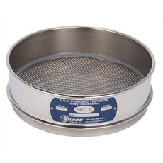 8in Sieve, All Stainless, Full-Height, 8in 