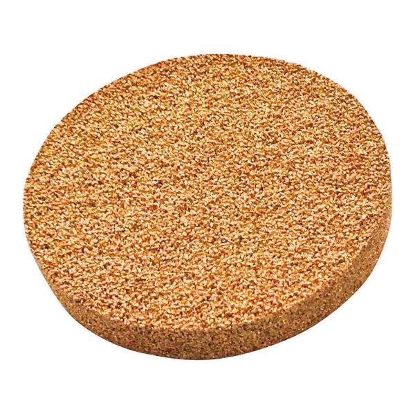 4.000in Bronze Porous Stone, 0.25in Thick