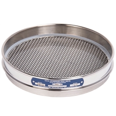8in Sieve, All Stainless, Half-Height, 1/8in