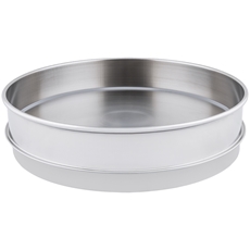 12in All Stainless Extended Rim Pan, Intermediate-Height