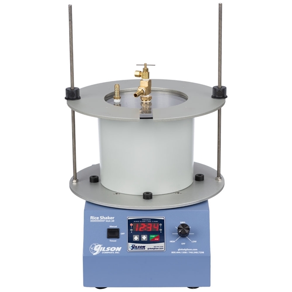 	Gilson Rice Shaker Shown with SG-16A 2,000g Pycnometer (Pycnometer sold separately)