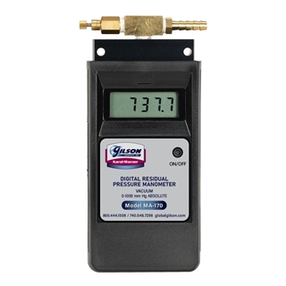 Digital Residual Pressure Manometer (115V, 60Hz)