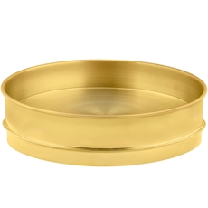 12in All Brass Extended Rim Pan, Intermediate-Height