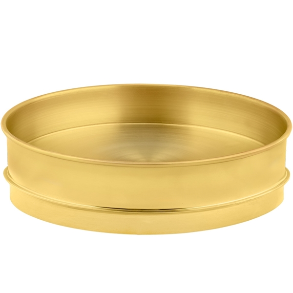	12" All Brass Extended Rim Pan, Intermediate Height
