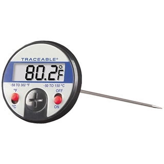 Ultra™ Jumbo-Display Dial Thermometer, -58°–302°F (-50°–150°C) Accuracy ±0.3°C