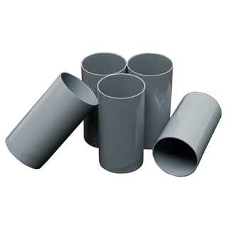 2x4in Single-Use Plastic Cylinder Molds (Case of 520)