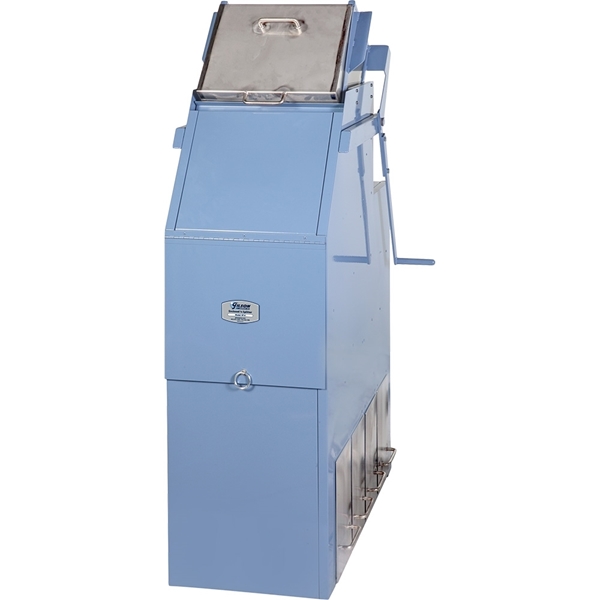 	Quadri-Splitter with Feed Pan in dump position