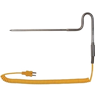 Heavy-Duty Type K 6in Penetration Thermocouple Probe, -328–1652°F (-200–900°C)