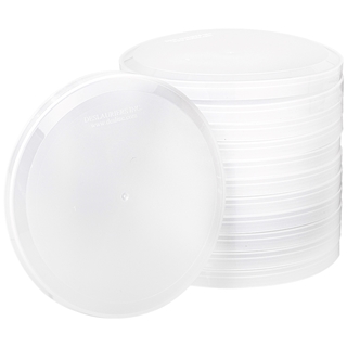 4in Biodegradable Plastic Cylinder Mold Lids (Case of 300)